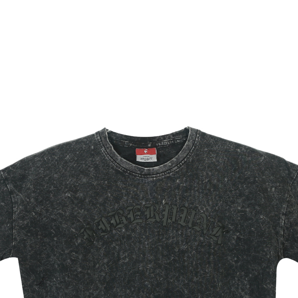 Premium Cotton Acid Washed Oversize Black T-shirt