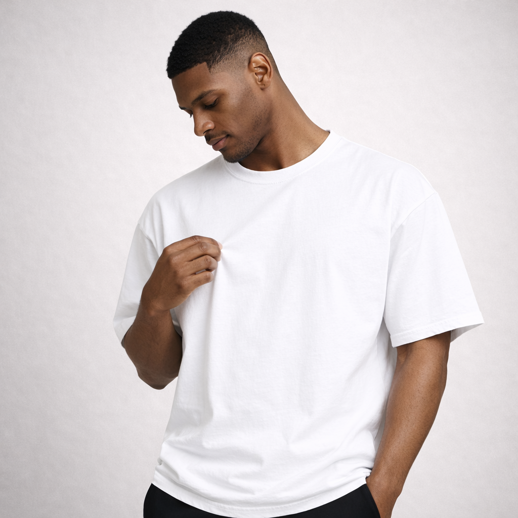 Short Sleeve Premium Cotton Solid T-Shirt (Black, White, Dark Forest Green, Maroon)